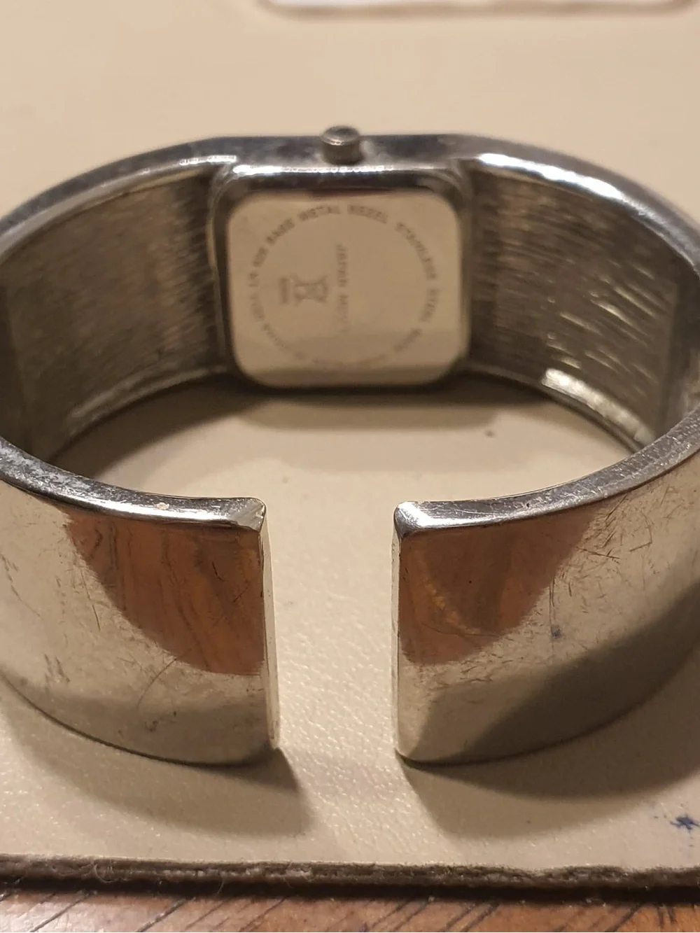 🦋10/$20🦋 Urban Silver/Black Stainless Steel Women's Cuff Watch